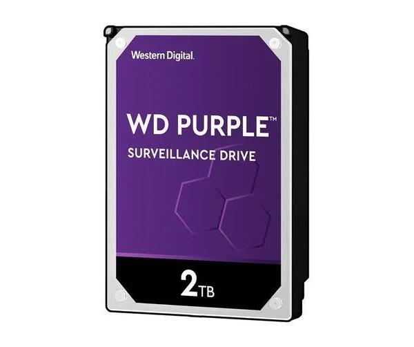 Western Digital WD23PURZ 2TB WD Purple Surveillance 3.5" HDD Hard Drive, Built For 24/7