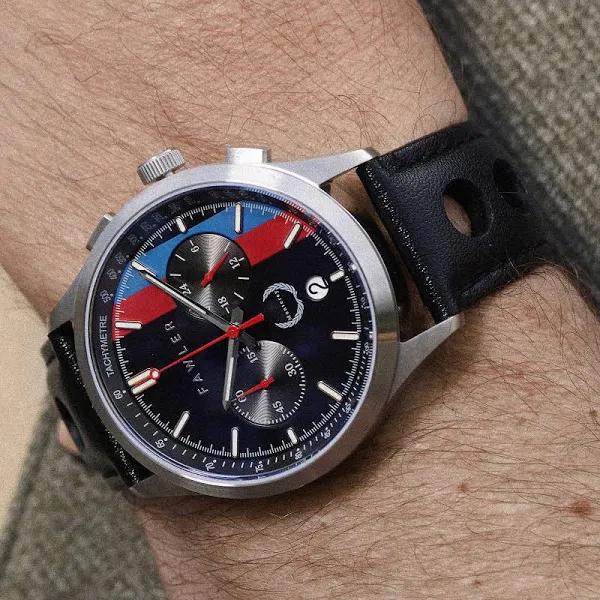 Monterey | Red and Blue Racing Watch - For Men - Fawler