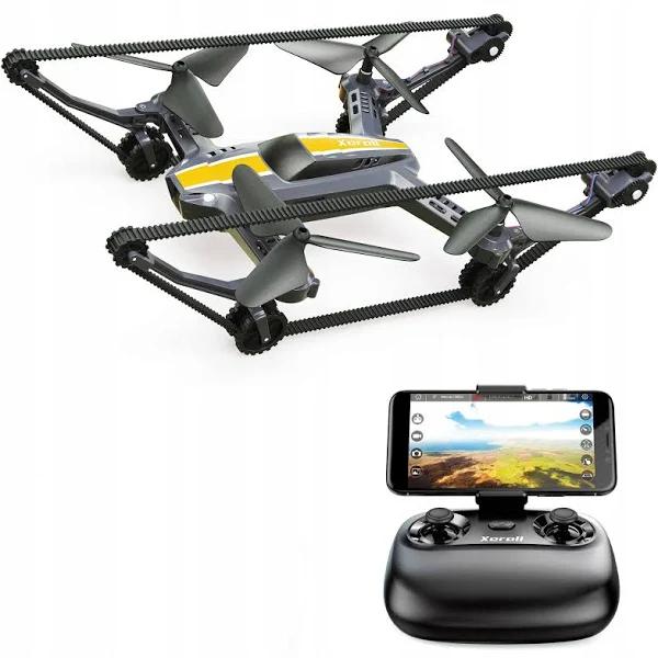 X-TANKCOPTER Hybrid Quadcopter-Tank Drone, HD Camera, Smartphone App, VR Goggles FPV, 2.4GHz