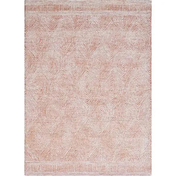 Rug Club Handmade Designer Wool Rug-Maya 6263-Rust-160x230cm