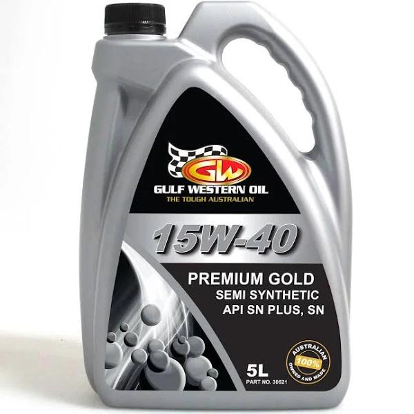 Gulf Western 30621 Premium Gold 15W-40 6L