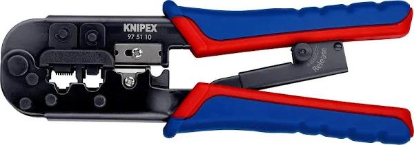 Knipex Crimping Tool, 190 mm Overall, 97 51 10