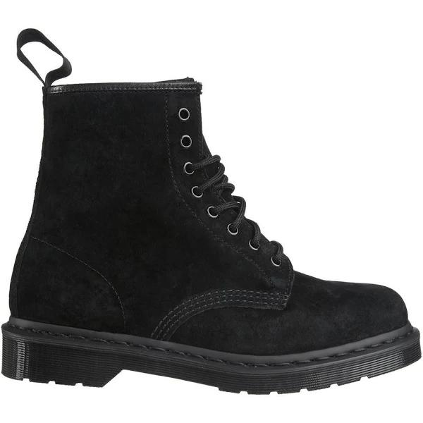 Dr. Martens 1460 Mono Suede 8 Eye Boot - Black