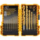 DeWalt Drill Bit Set, Titanium Nitride Coated, 14-Piece (DW1354)