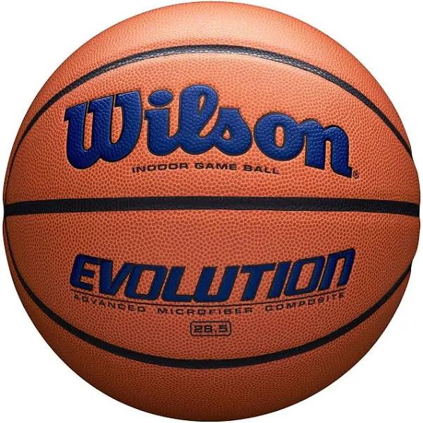 Wilson Evolution Indoor Game Basketball, Navy, Size 6 - 28.5"