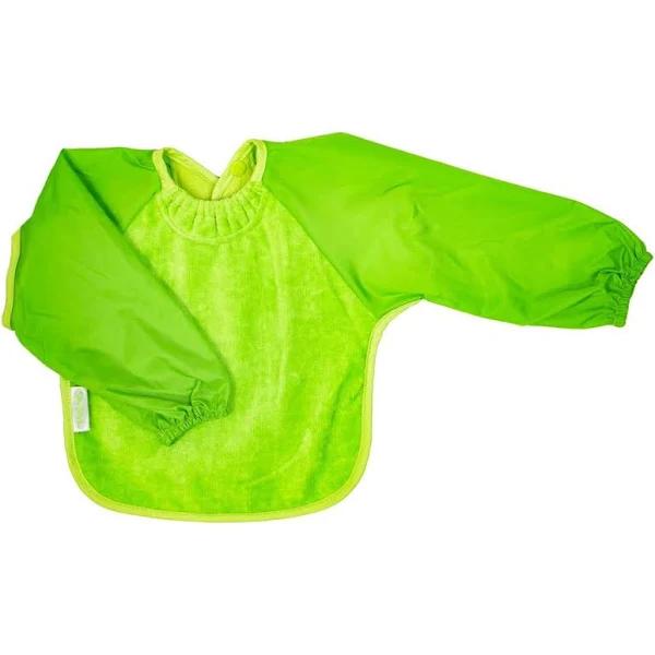 Silly Billyz Towel Long Sleeve Bib (Lime)