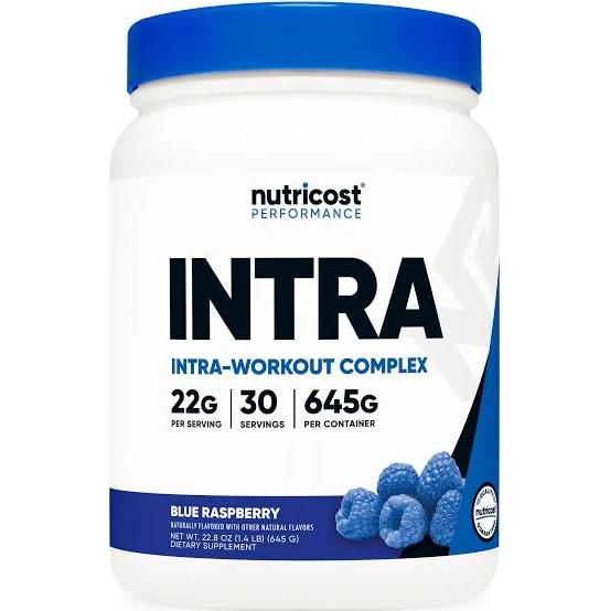 Nutricost, Performance, Intra-Workout Complex, Blue Raspberry, 1.4 LB (645 g)