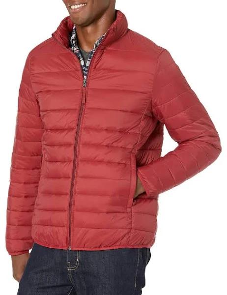 Amazon Essentials Men's Packable Lightweight Water-resistant Puffer Jacket (Available in Big & Tall)