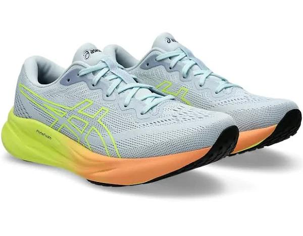 ASICS Women's GEL-Pulse 15 - Running Shoes - Cool Grey/Safety Yellow 10.5