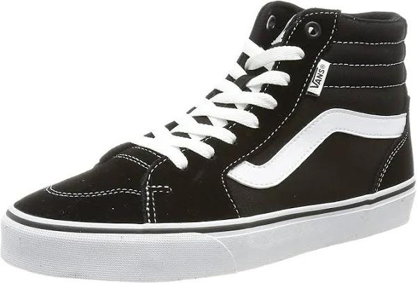 Vans Filmore Hi Shoes Black White Women - 34.5