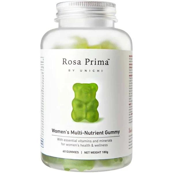 Unichi Rosa Prima Women's Multi-Nutrient Gummy - 60 Gummies