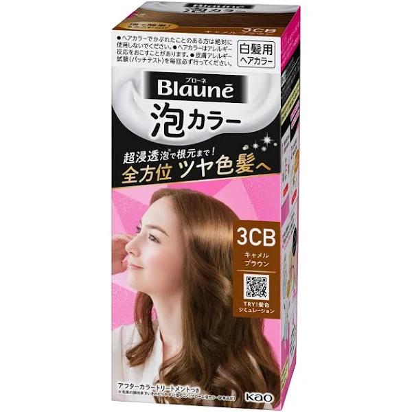 Kao Blaune Bubble Hair Color 3CB Camel Brown