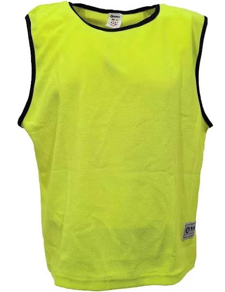 Morgan Sports Senior Training Singlet - Fluro Yellow