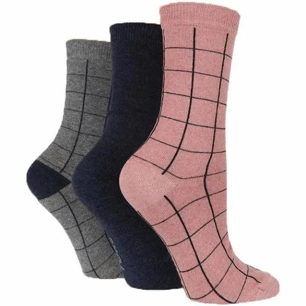 TORE 3pk 100% Recycled Cotton Striped Socks-Womens 4-8