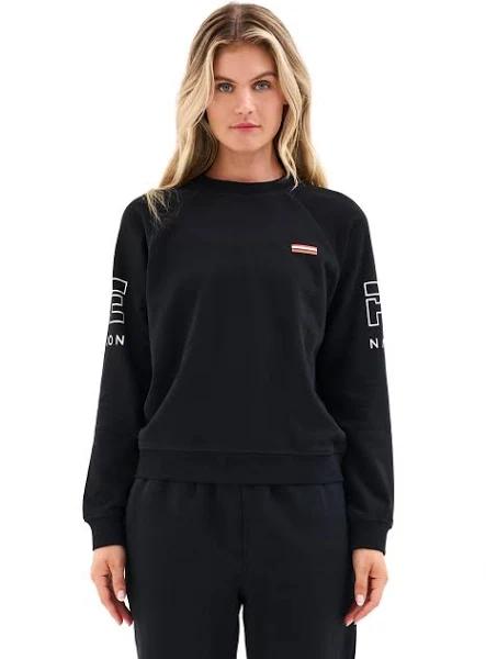 P.E. Nation Womens Moneyball Sweatshirt Black M