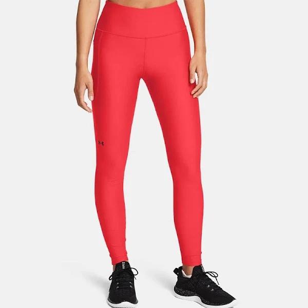 Under Armour HeatGear No-slip Waistband High Waist Leggings Red 2XL / Regular Woman