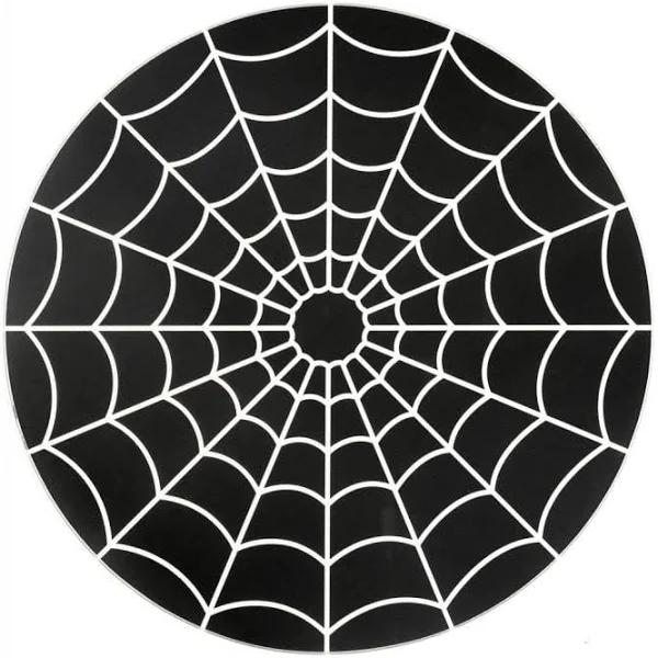 Sourpuss Clothing Spiderweb Round Kitchen Board