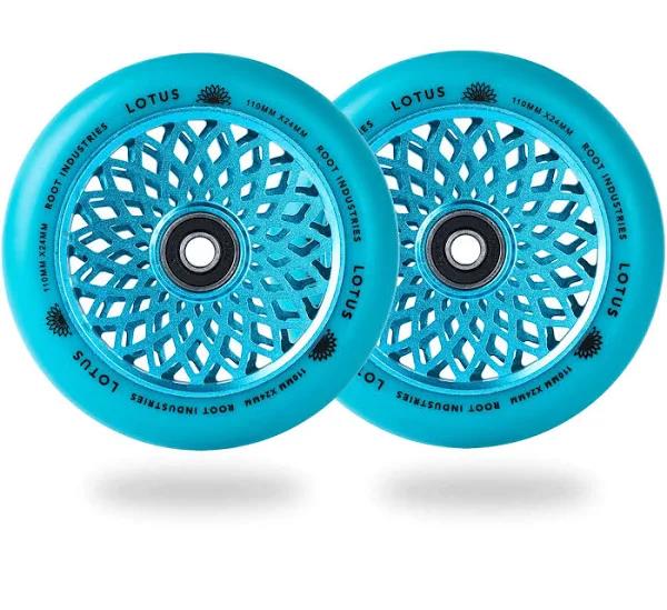 Root Industries Lotus Radiant Wheels | 24mm x 110mm | Blue/Blue