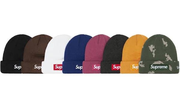 Supreme New Era Box Logo Beanie (FW21) Dark Brown