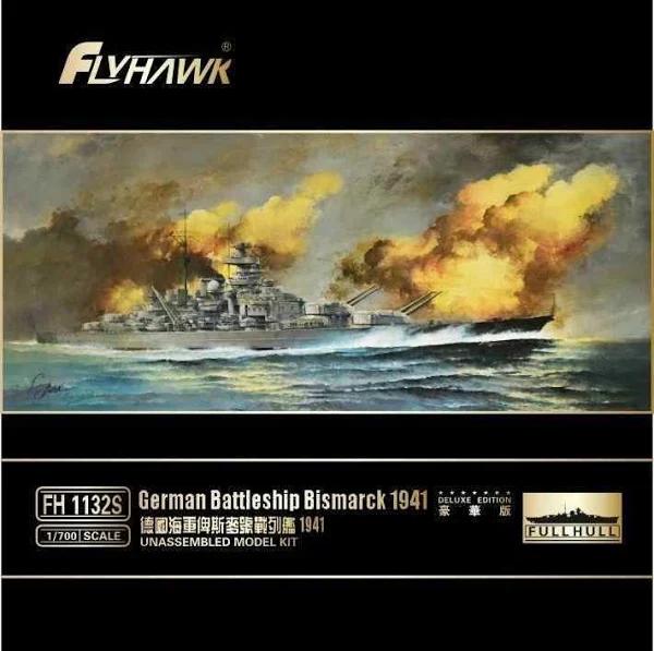 German Battleship Bismarck 1941 DX (Plastic Model)