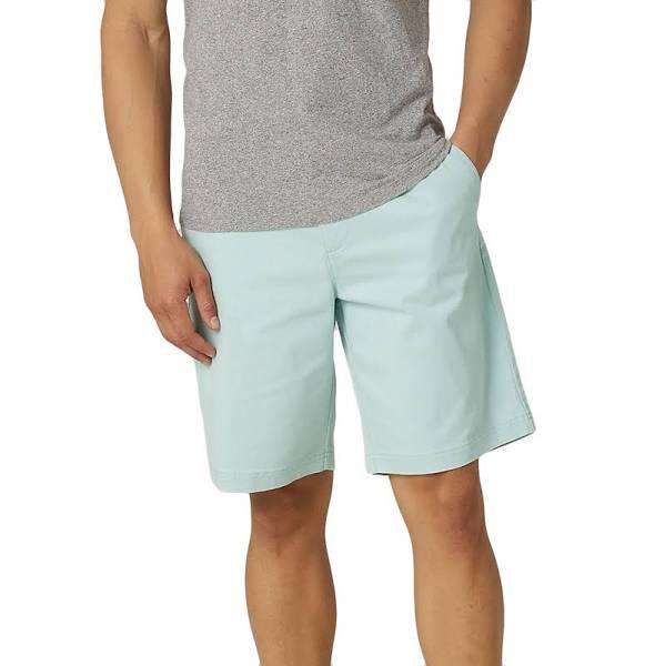 Men's Lee Extreme Comfort Flat Front Chino Shorts 30 Sea Green