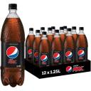 Pepsi Max Cola Soft Drink, 12 x 1.25L