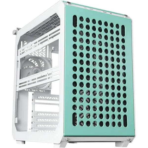 Cooler Master Qube 500 Flatpack Macaron Edition E-ATX Case (Cream/Mint Colour/Pink)