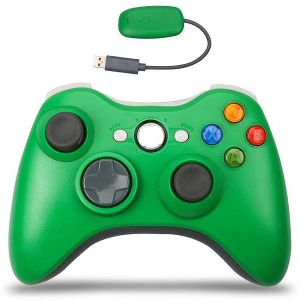 2.4G Wireless Game Controller For Xbox 360 (Green)