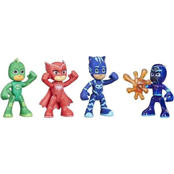 PJ Masks Night Time Mission Glow-in-the-dark Action Figure Set, Presch