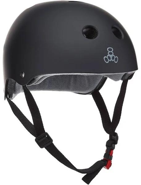 Triple 8 The Certified Helmet SS Black Rubber - Large/XLarge