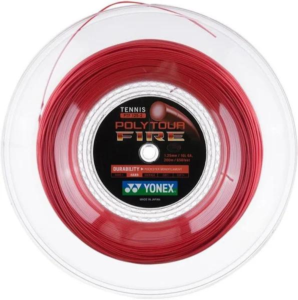 Yonex Poly Tour Fire 200m Tennis String Reel 17 / 1.20mm