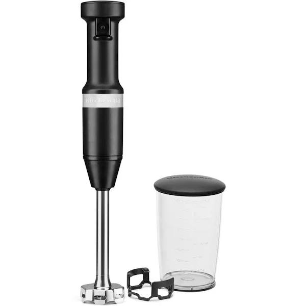 KitchenAid - Corded Hand Blender - Matte Black