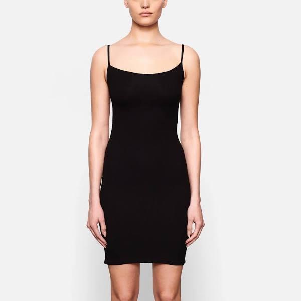 Skims Soft Lounge stretch-jersey Mini Dress Onyx