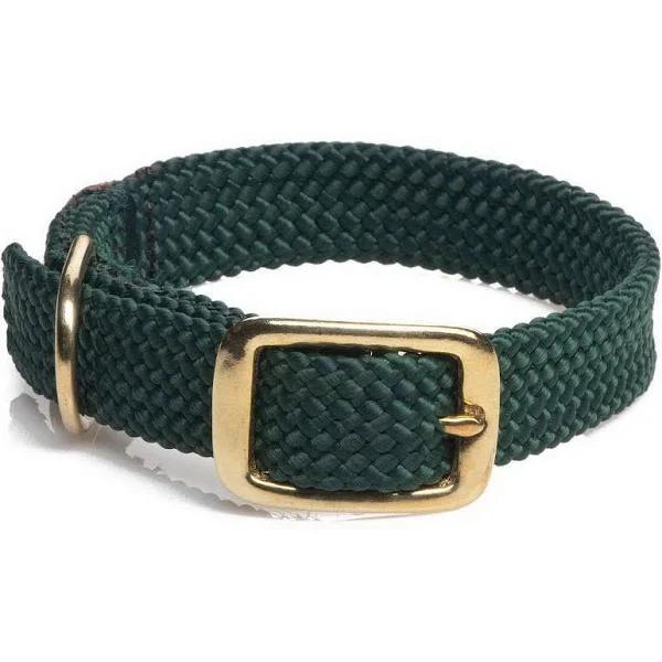 Mendota Doublebraided Junior Collar 14" Hunter Green