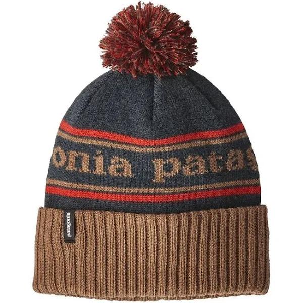 Patagonia Powder Town Beanie Mojave Khaki/Park Stripe