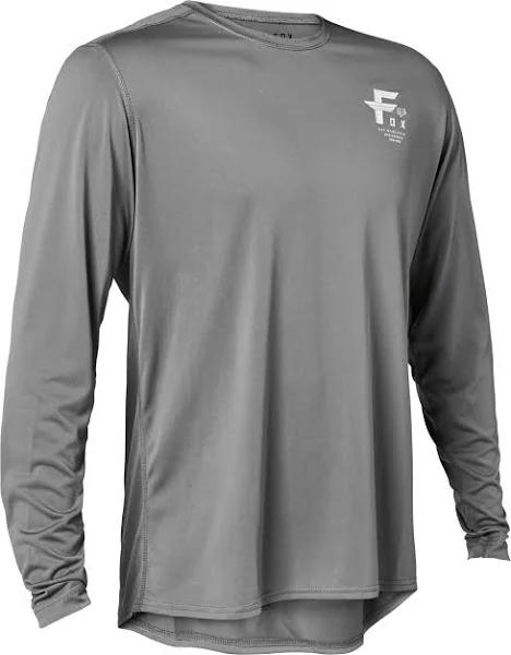 Fox Ranger LS Big F Jersey Dark Grey