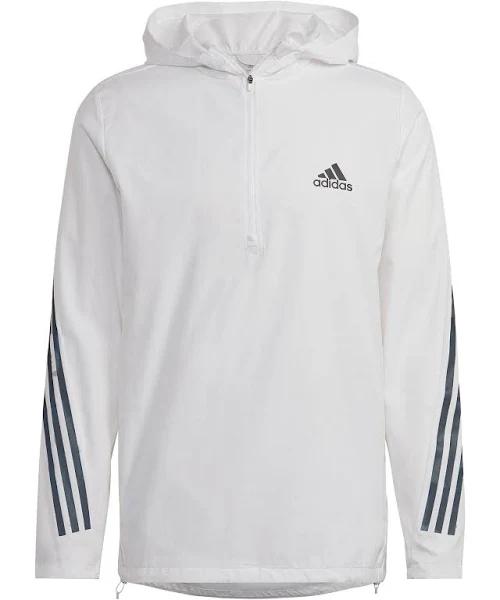 Adidas Run Icons 3-Stripes Mens Jacket White L