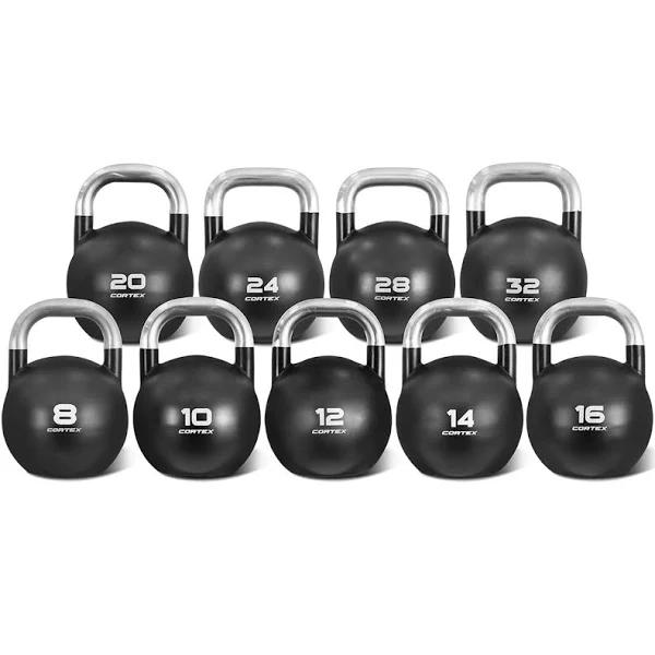 Cortex - Commercial Steel Kettlebell V2 Package - 8kg to 32kg