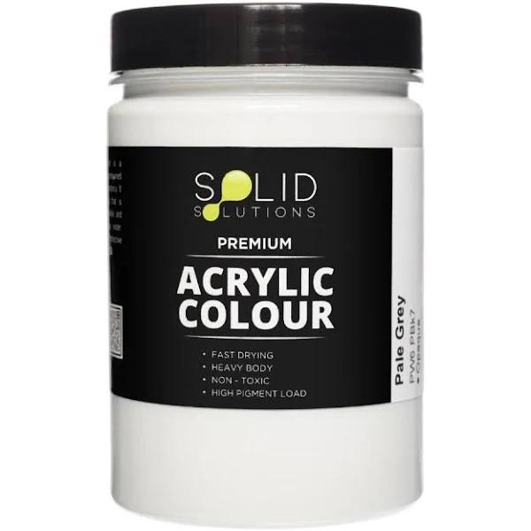 Solid Solutions | Solid Solutions Acrylic Paint | Pale Grey - 250mL | Epoxy Resin | Silicone Rubber