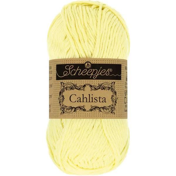 Scheepjes Cahlista | Colours 001 - 399 100 Lemon Chiffon