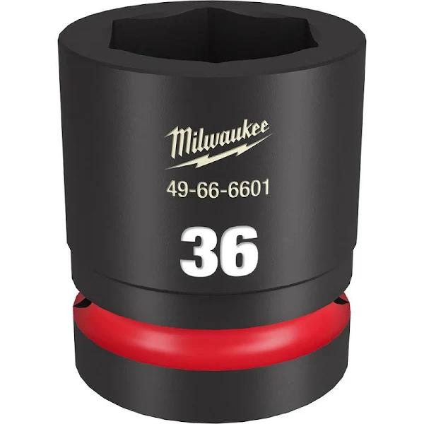 Milwaukee Shockwave 1" Drive 36mm Standard 6 Point Impact Socket 49666601 by Autoelec