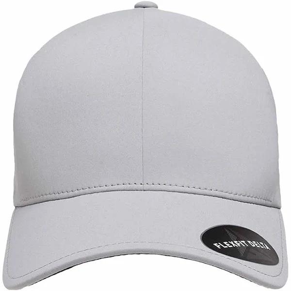 Yupoong Flexfit Unisex Delta Waterproof Cap (Pack of 2) Silver L/XL Polyester PU Elastane Unisex Waterproof Cap