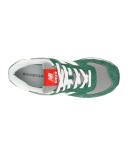 New Balance Green & Gray 574 Sneakers