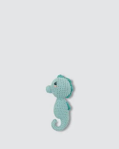 Weegoamigo - Crochet Rattle - Seahorse