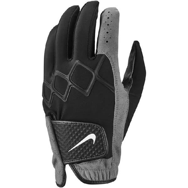 Nike All Weather Golf Gloves, Black/Cool Grey/White, M