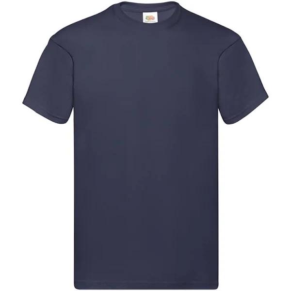 Fruit of The Loom Mens Original Short Sleeve T-Shirt (Deep Navy) (S)