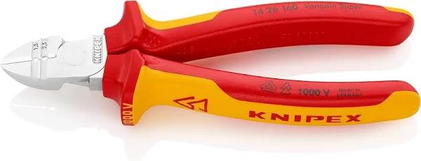 Knipex 1000V Insulated 160mm Diagonal Insulation Stripper - 1426160