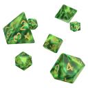 Oakie DOAKIE Dice RPG Set GemiDice - Jungle (7)