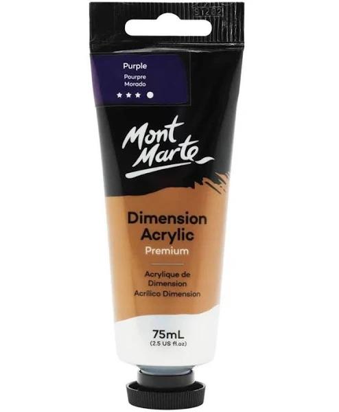 Mont Marte Dimension Acrylic Paint 75ml Tube - Purple