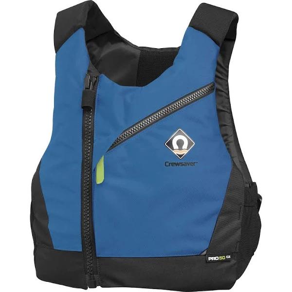 Crewsaver Junior Pro CZ Chest Zip Buoyancy Aid 2023 - Blue/Lime 2632